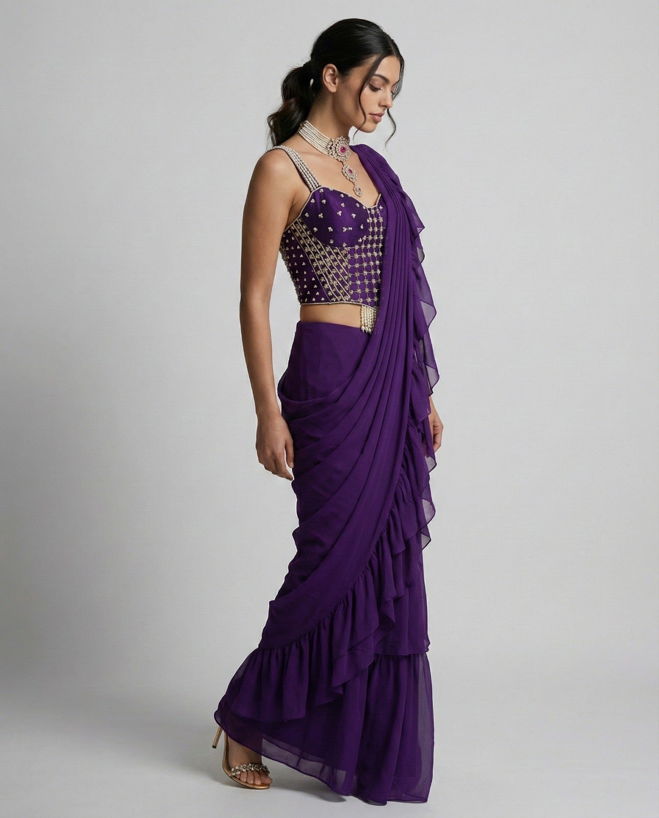 INDO WESTERN SAREES