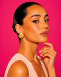BAHIA - Gold-Tone Scallop Shell Stud Earrings