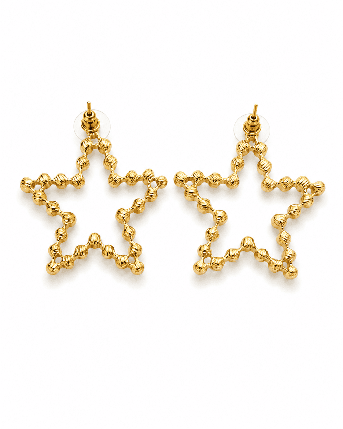 DARYA - Gold-Tone Pearl Star Earrings