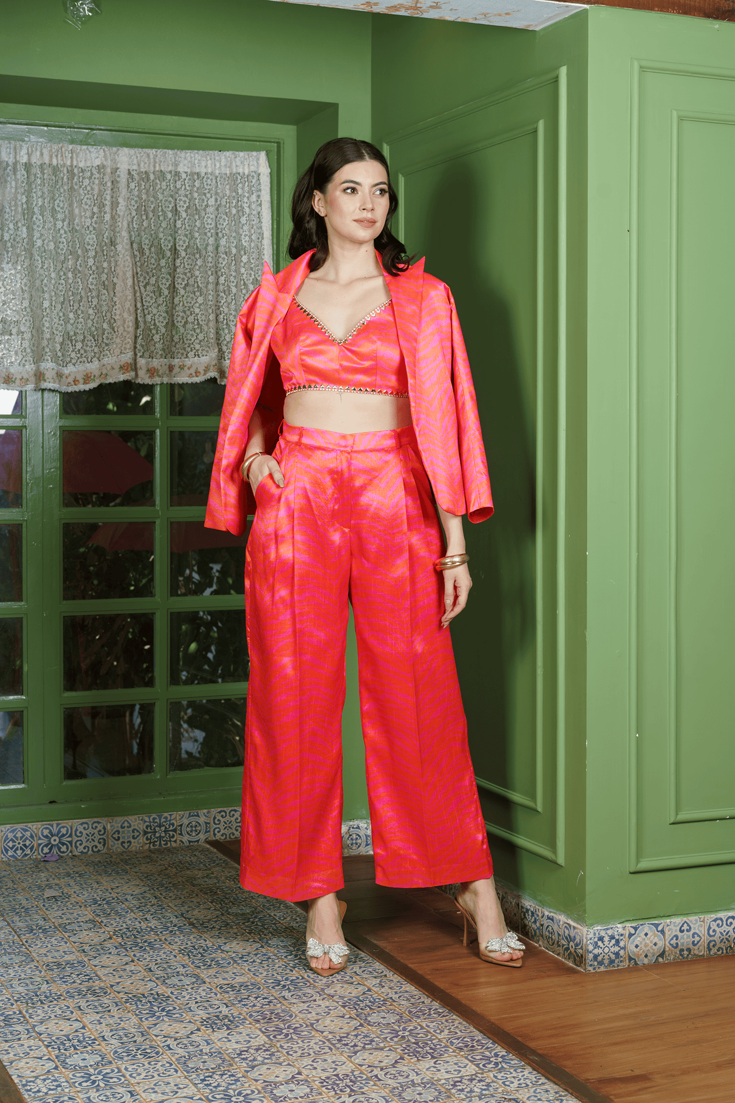 Blush Fierce Co-ord set Suit