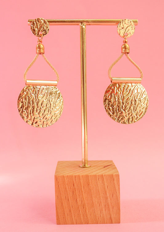 Boho coin earrings